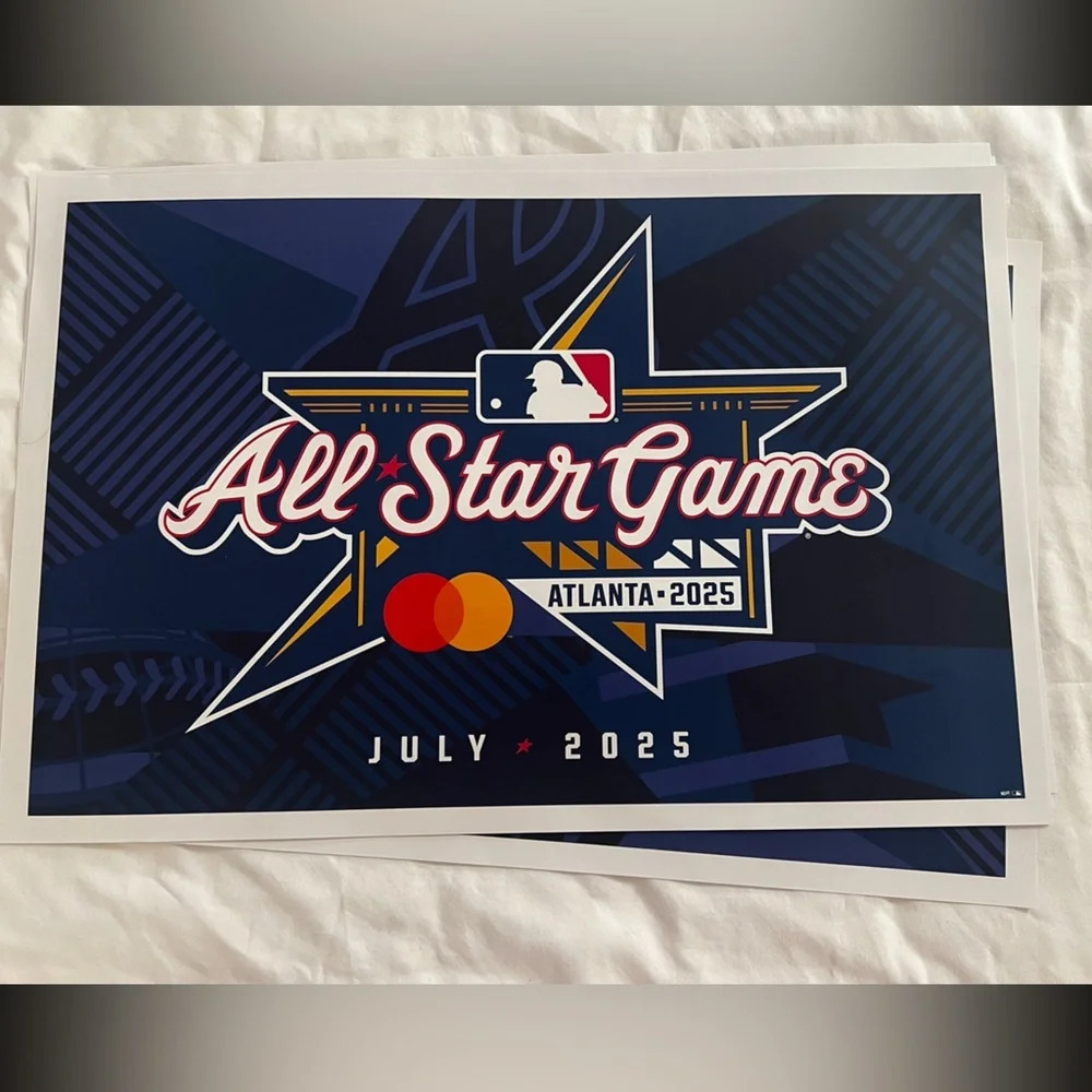 2025 Atlanta Braves MLB All-Star Game Poster 12x18